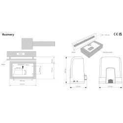 LiftMaster sada pre posuvnú bránu do 400kg LiftMaster sada pre posuvnú bránu do 400kg